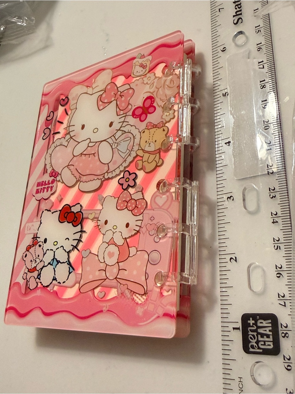 Hello Kitty Pink Shaker Notebook - Picture 3 of 5